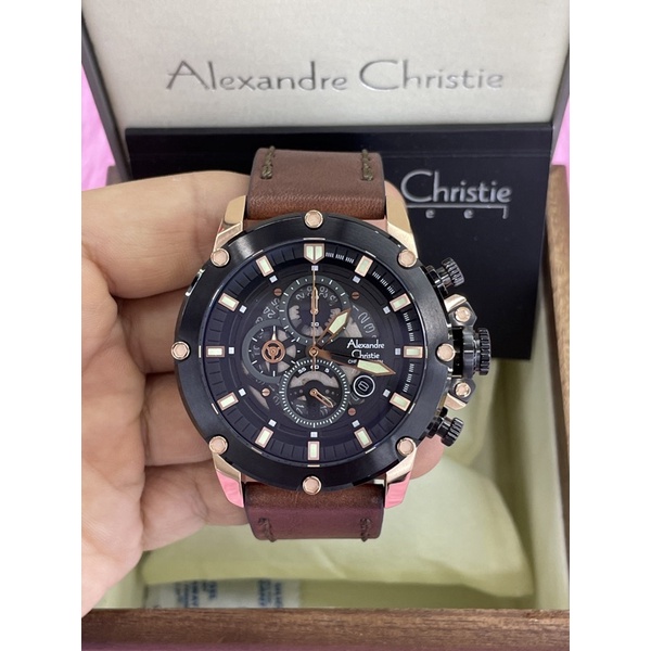 alexandre christie 6564mc black rosegold pria