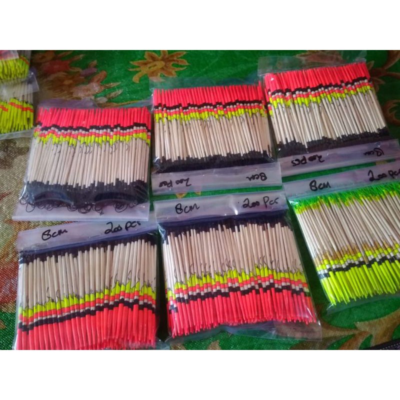 Pelampung pancing kumbul ikan mas Jarum isi 200 pcs untuk mancing ikan mas terlaris termurah