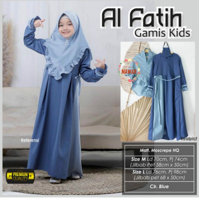 AL FATIH FAMILY / KOPEL KELUARGA BAHAN KATUN KOKO KIDS GAMIS KIDS IBU BAPAK