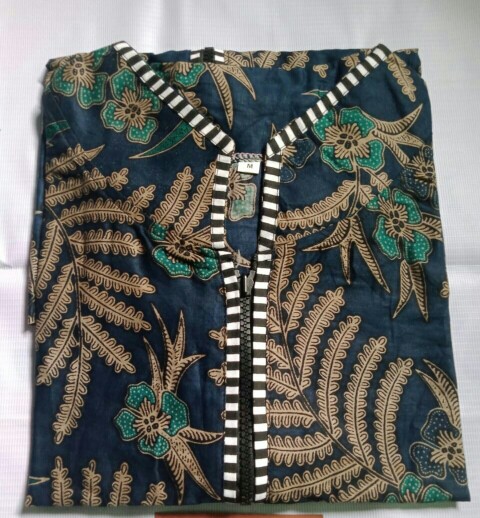 Tunik Batik Zipper Terbaru 01