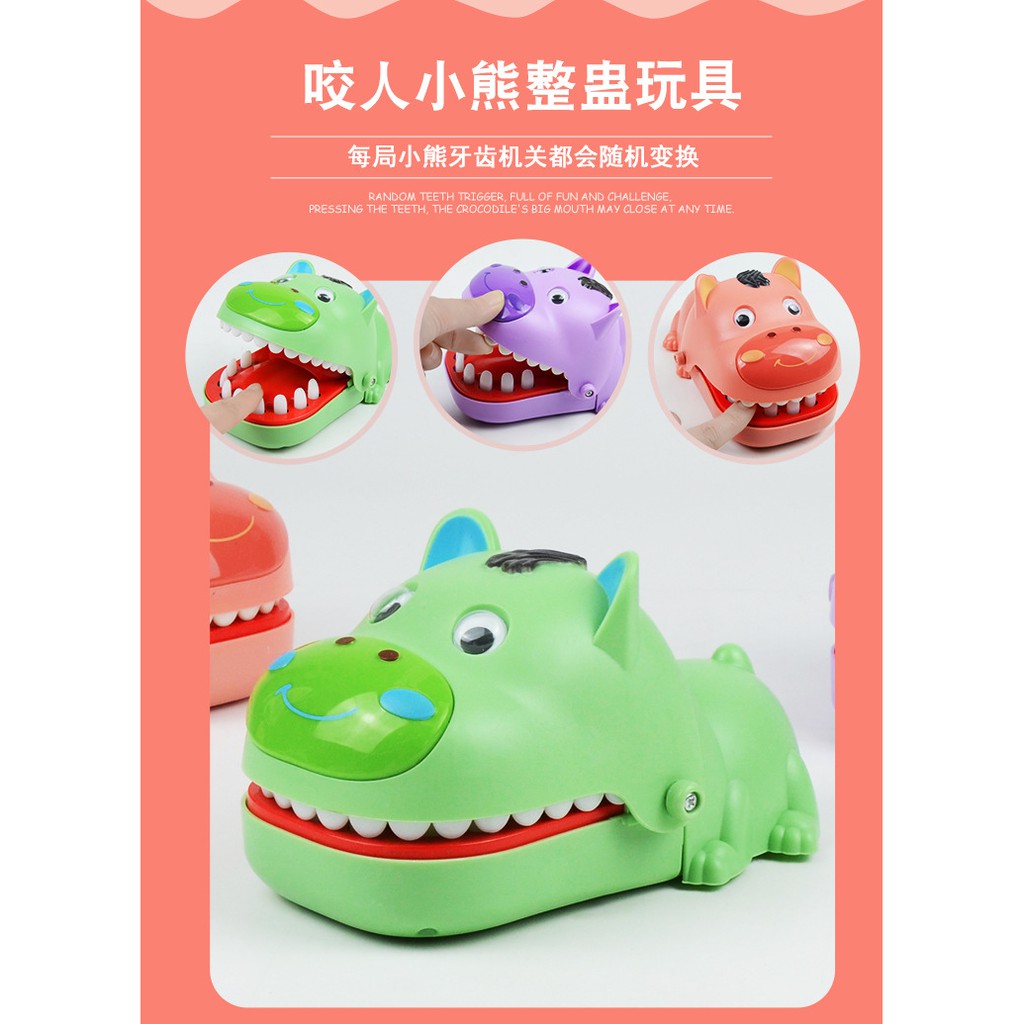 [tma] Mainan Anak Buaya Gigit Jari Tangan / Crocodile And Hippo Dentist Game