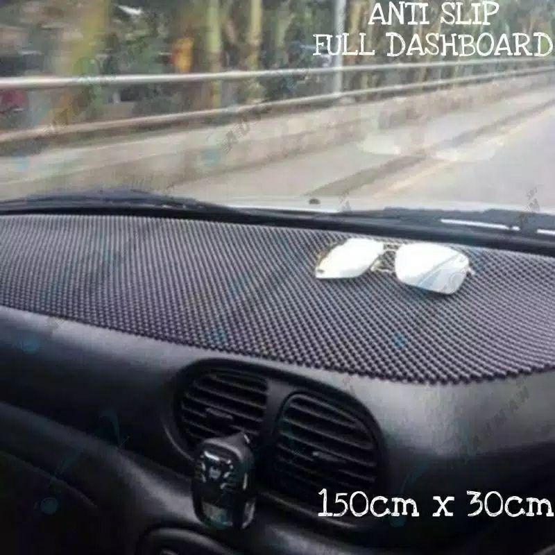 Dashmat Anti Selip Mobil Dashboard Panjang Lebar Full 1500 x 300 mm Dashmate Dash Mat Non Slip Aksesoris Interior