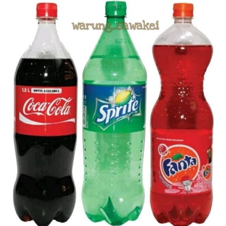 

Coca-Cola/ Fanta/ Sprite 1,5 L (hanya pengiriman kurir INSTANT)