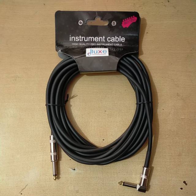 kabel jack gitar dan bass original 6 meter