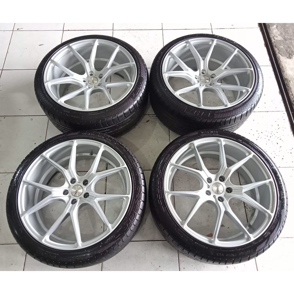 Velg mobil racing HSR Voodo ring 20 pcd 5x114 + Ban PHI 245 40/275 30 R20