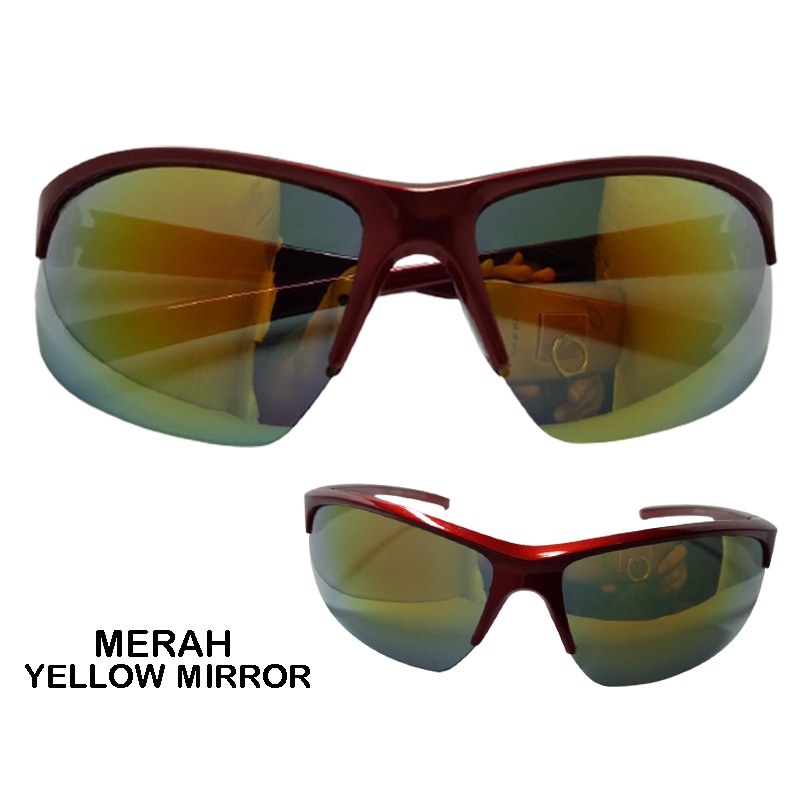 Kacamata Hitam Kacamata Pria Wanita Kaca mata Sunglasses Kacamata Sepeda Gowes Wanita Pria Anti UV 100% Fashion Sport Oversized Sunglasses Safety