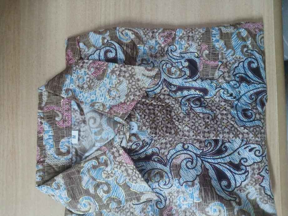 Couple Batik Pandora Kaftan  Dan Kemeja Batik Ayah Dan Anak
