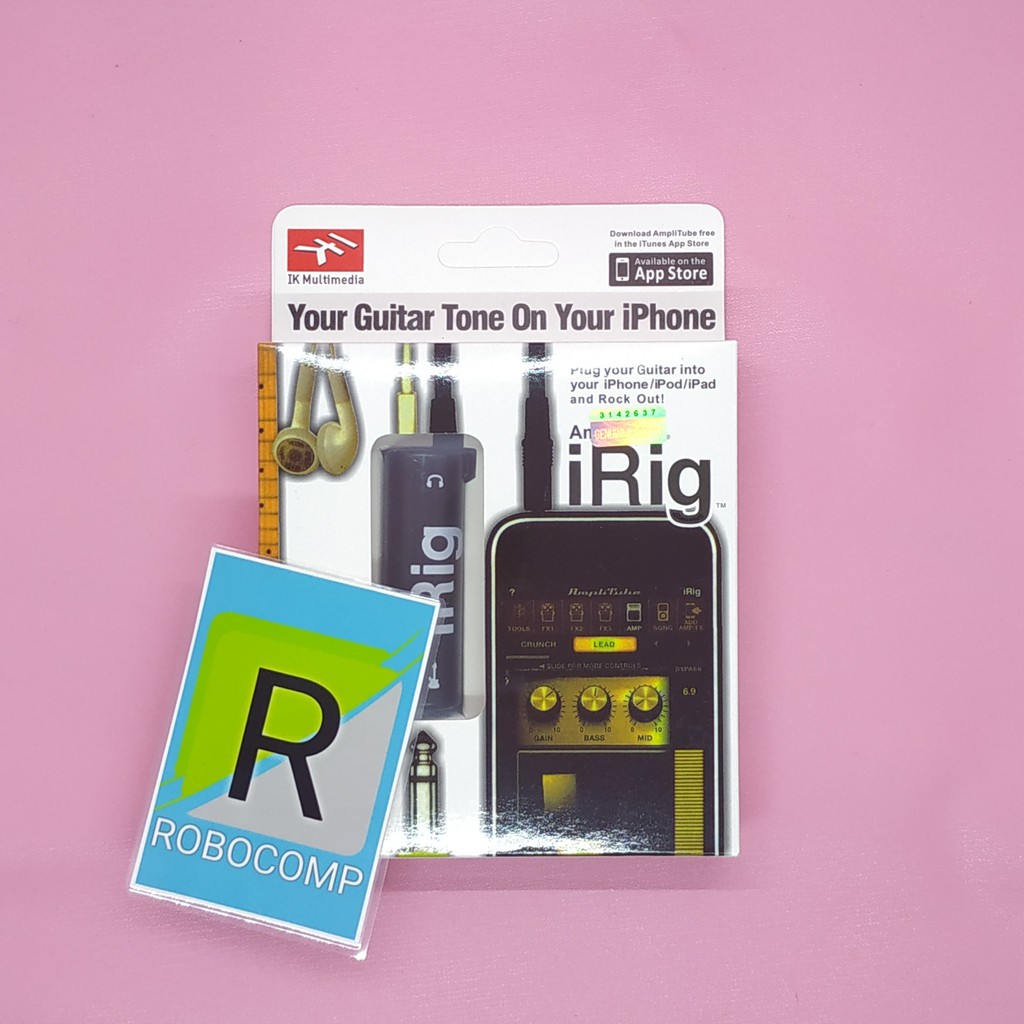 iRig AmpliTube Guitar Interface  untuk iOS iPhone iPad