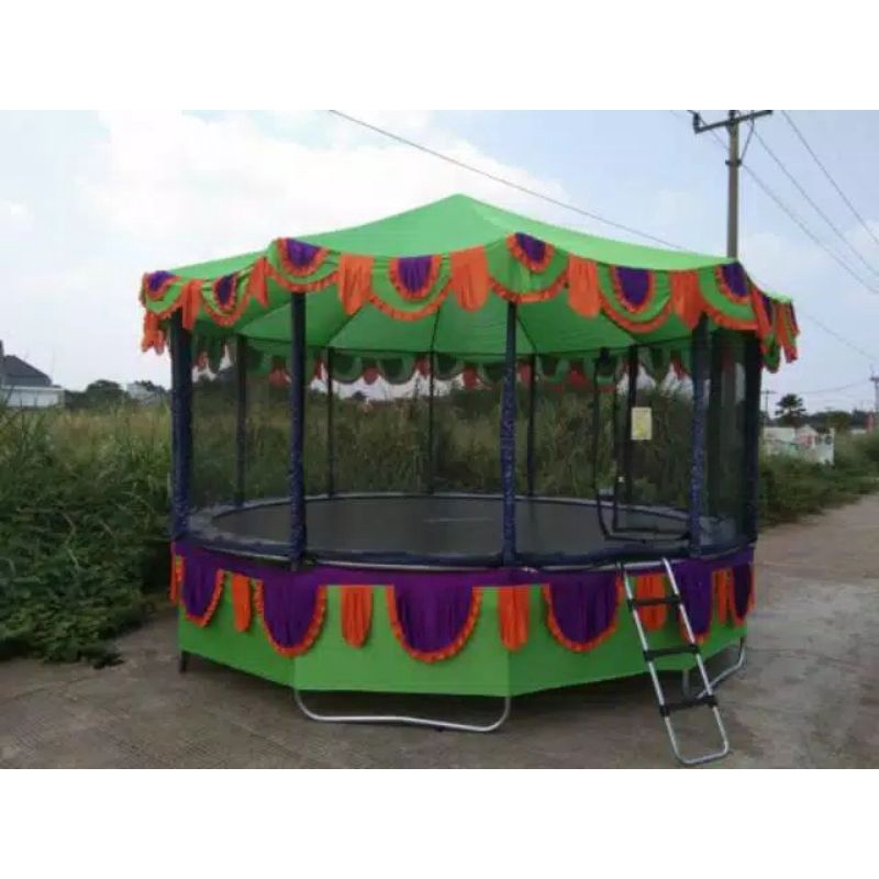 Trampoline Import Merk BOULDER 16 feet + accsesorise