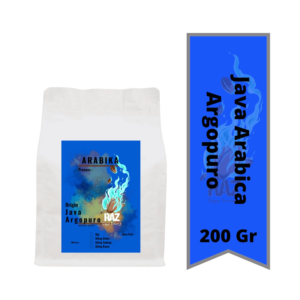 Jual Kopi Arabica Java Argopuro Raz Coffee Gr Shopee Indonesia