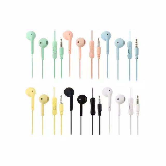 Headset Macaron U19 Mate Color HIFI Over Ear Suara Musik dengan Kabel 1.2m Earphone wanita Korea