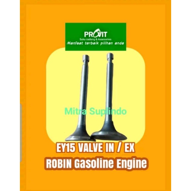 EY15 Valve in-ex mesin bensin ROBIN