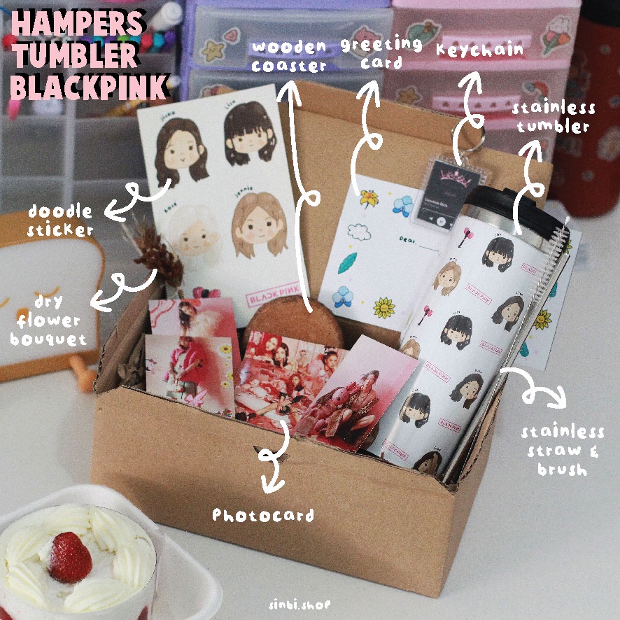 Hampers Tumbler Blackpink | Giftbox Kpop | Hampers Kpopers | Gift  Souvenir Hadiah Kado Ulang Tahun 