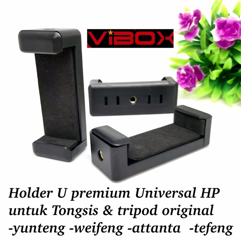 PROMO HOLDER U UNIVERSAL PREMIUM U FOR TONGSIS TRIPOD YUNTENG WEIFENG ATTANTA TEFENG