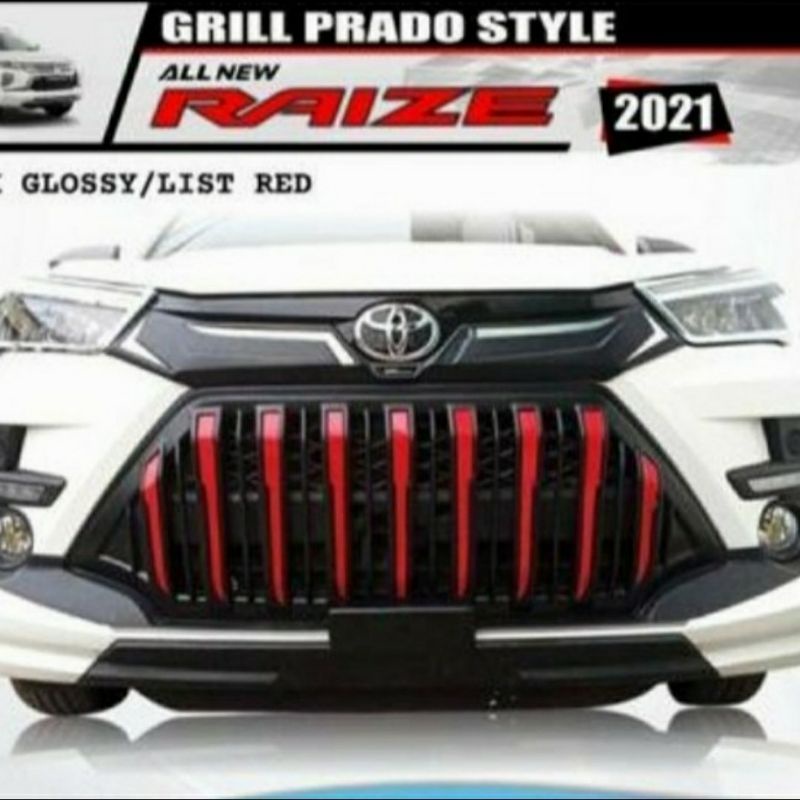 grill toyota raize apollo