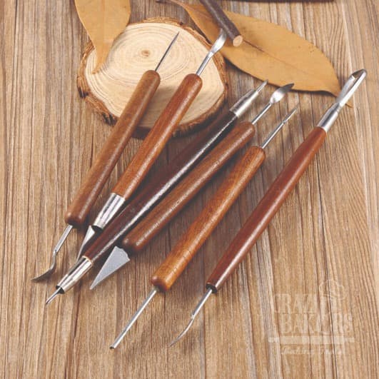 

KUE-PENGHIAS-ALAT- CLAY SCULPTING SET WAX CARVING POTTERY TOOLS (6 TOOL /SET) -ALAT-PENGHIAS-KUE.