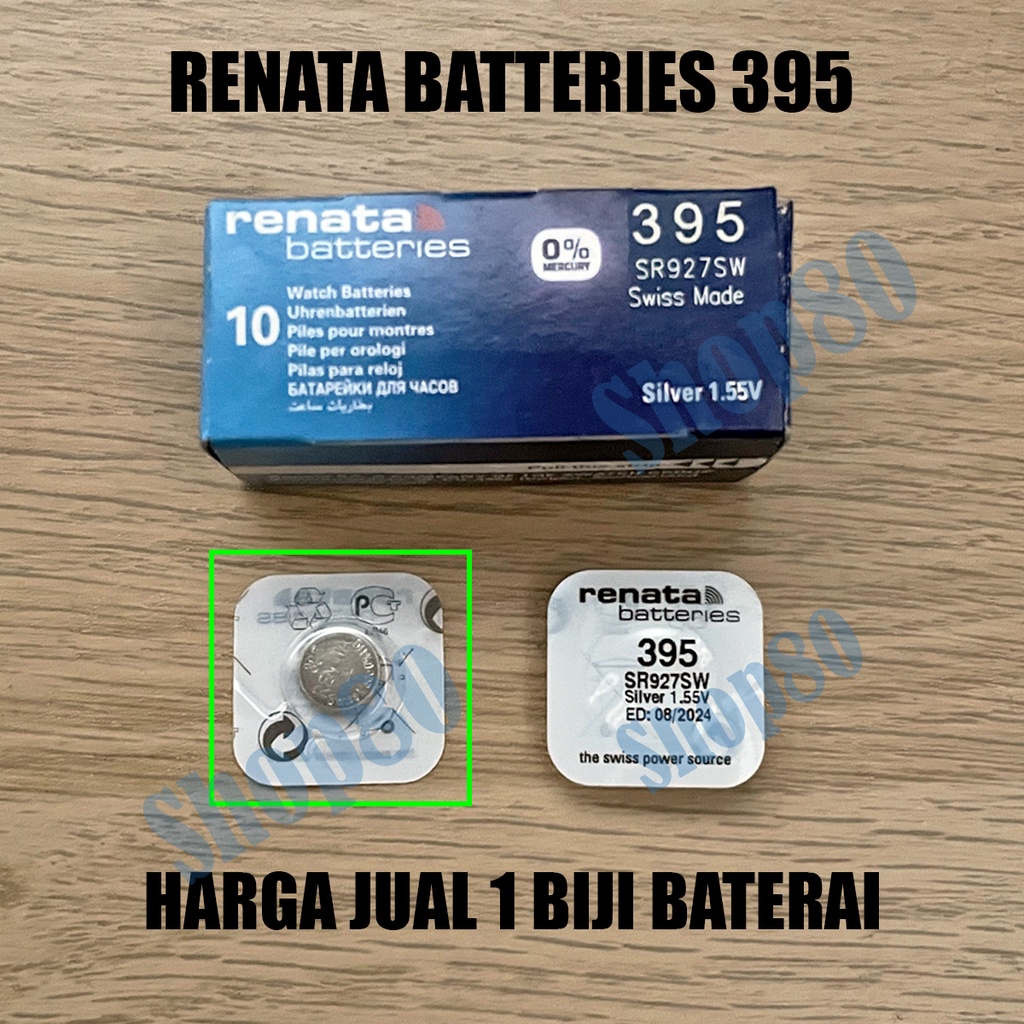 Renata Ori 395 SR927SW Baterai Jam Battery Batre Asli Original SR927 SW SR 927