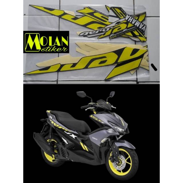 Sticker Striping Ori Standar Aerox 155 2019 Shopee Indonesia