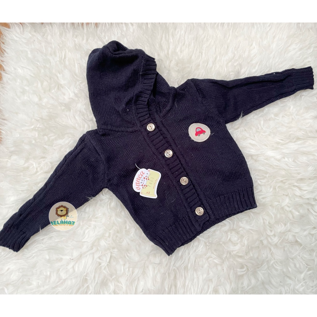 Jaket Bayi Rajut Onnea Warna Topi Laki Perempuan-18