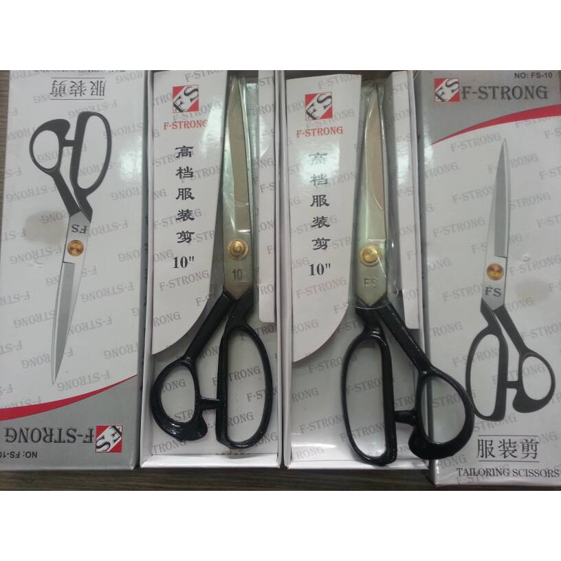 

Jual Gunting Bahan/Tailoring Shears Size 10" (F-STRONG) Murah