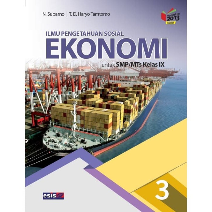 [ERL] Buku Ips Ekonomi Smp/Mts/Kls.Ix/K13N-N.Suparno-Haryo Tamtomo