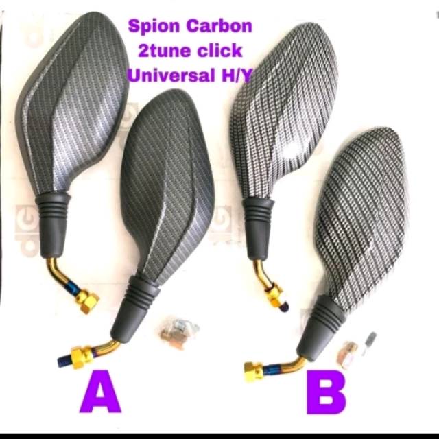 Spion Click Clik HMA Carbon Karbon Twotone Vario 125 150 Pcx Nmax