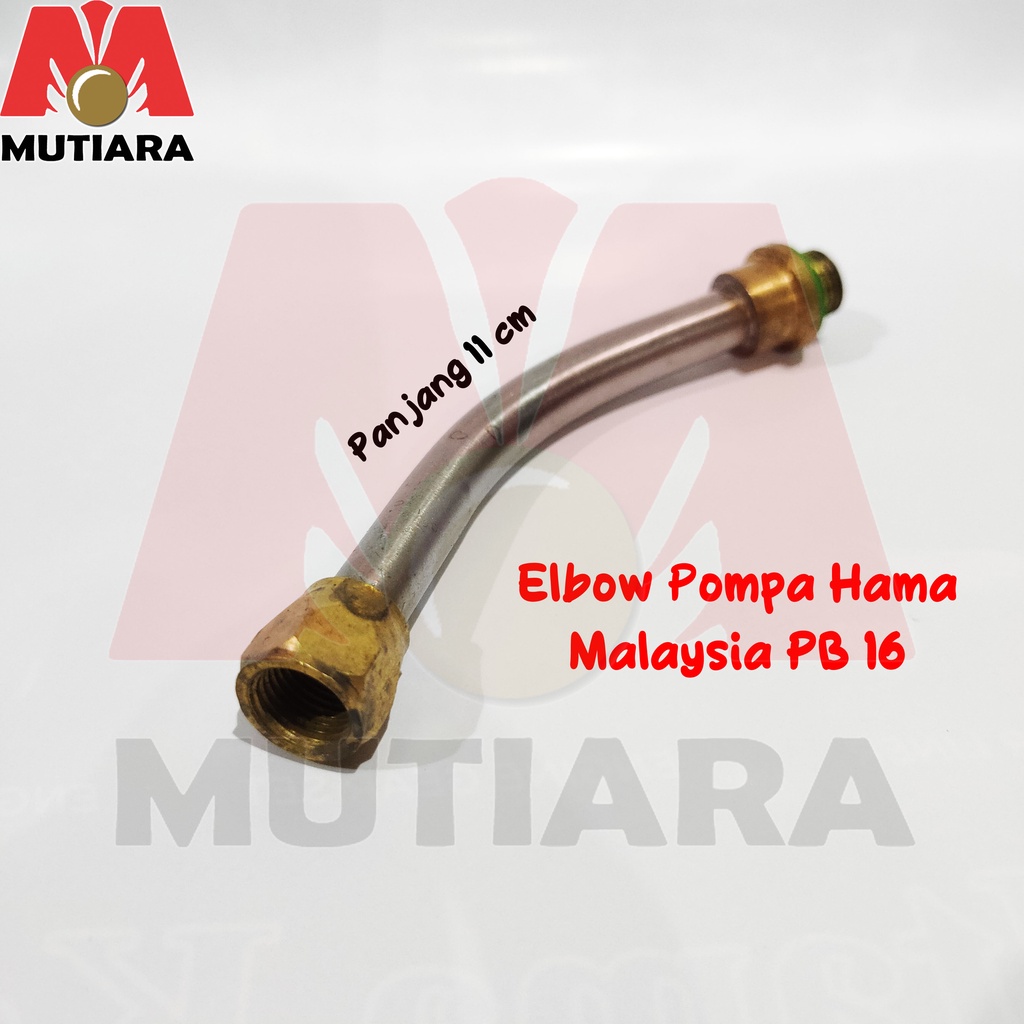 Sambungan Elbow Stik Pipa Nozzle Drat Pompa Hama Malaysia PB 16