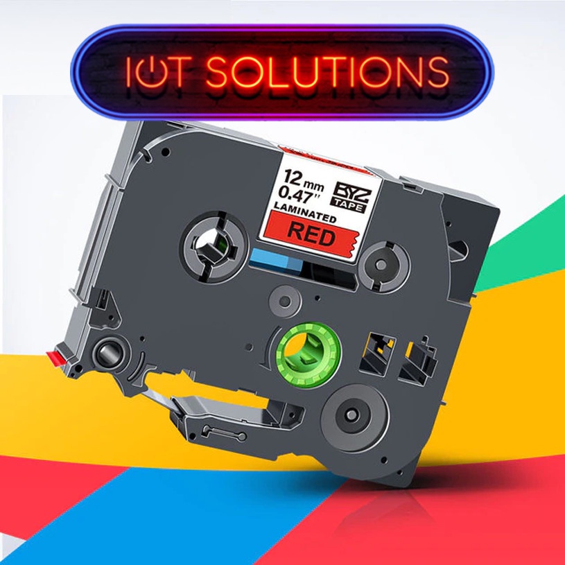 

RK Label Tape Brother Compatible TZE-231 12mm 8m TZe231 631 334 PT-H110 D210 Black White Clear Red