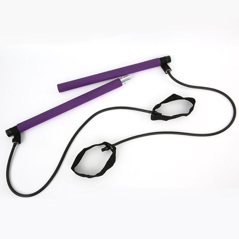 (MAINANKYU) RIDEFORCE Bar Stick Tali Stretching Pilates Tube Yoga Fitness You Can Do It - TP49 - Purple