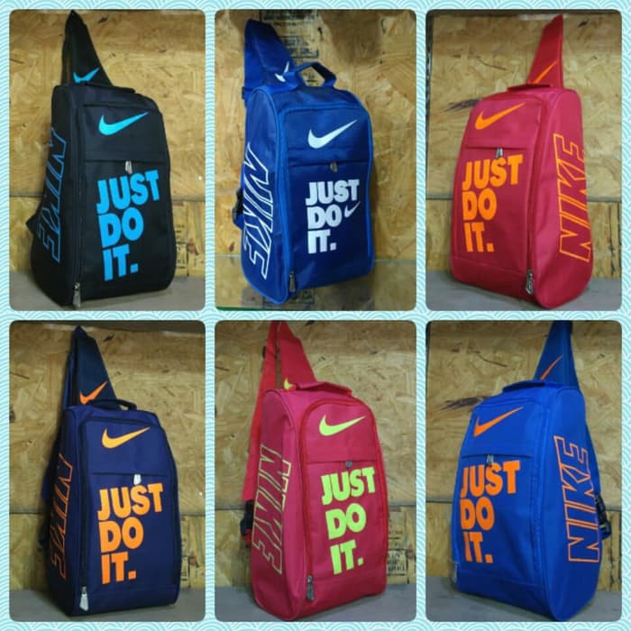 Tas Slempang Olahraga Tas Sepatu Futsal / Bola Nike Justdoit Tas futsal bola tenteng