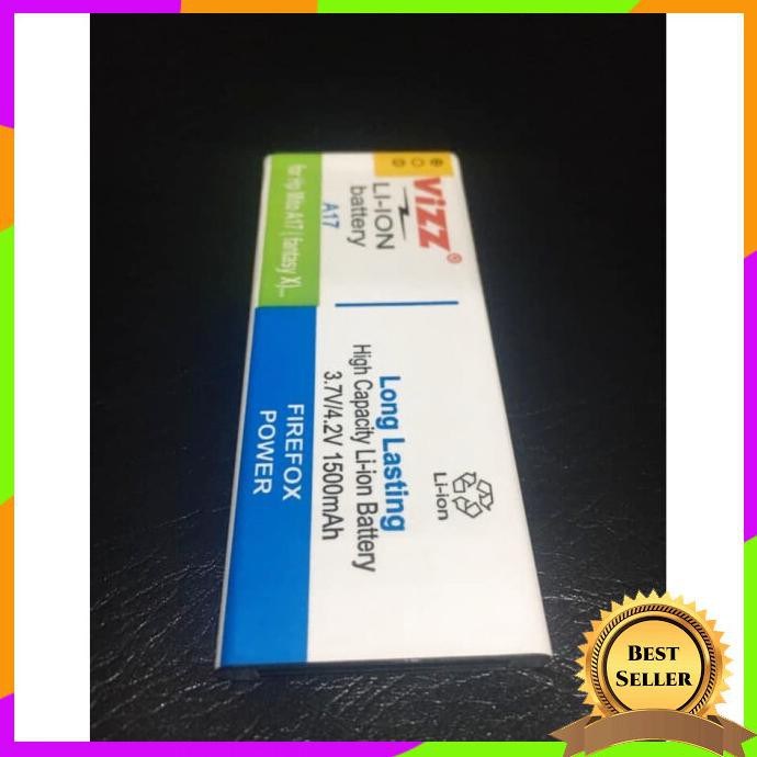 Acc Hp Baterai Mito A17 Fantasy X Ba 000135 1500Mah Double Ic Protection Vizz