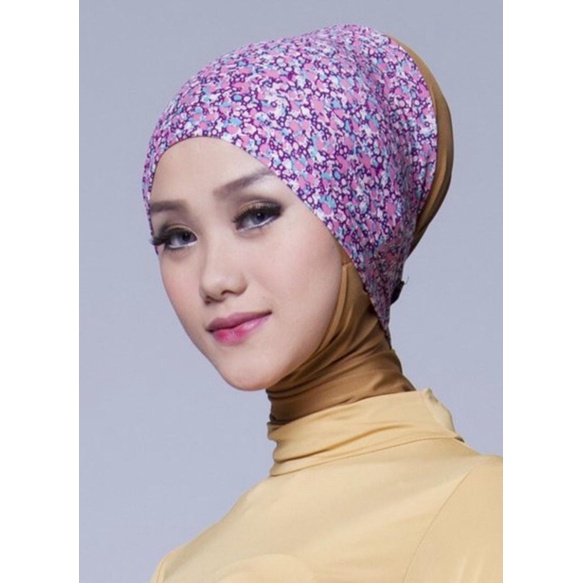 Daleman ciput ZOYA bandana motif lycra zoya