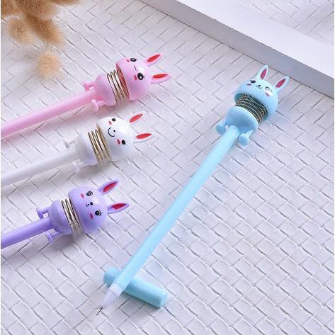 Grosir - S639 Pena Gel Kelinci Goyang / Pulpen Rabbit Lucu / Stationary / Alat Tulis / Bolpen Rabbit