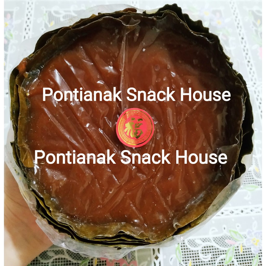 

Kue Keranjang Daun Pisang 1 KG - Tiam Kue - Thiam Pan - Nian Gao