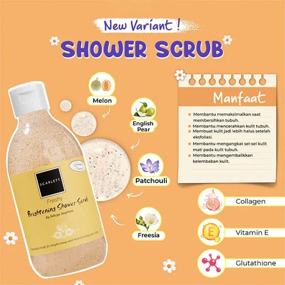 Scarlett Whitening Original Shower Scrub 300ml