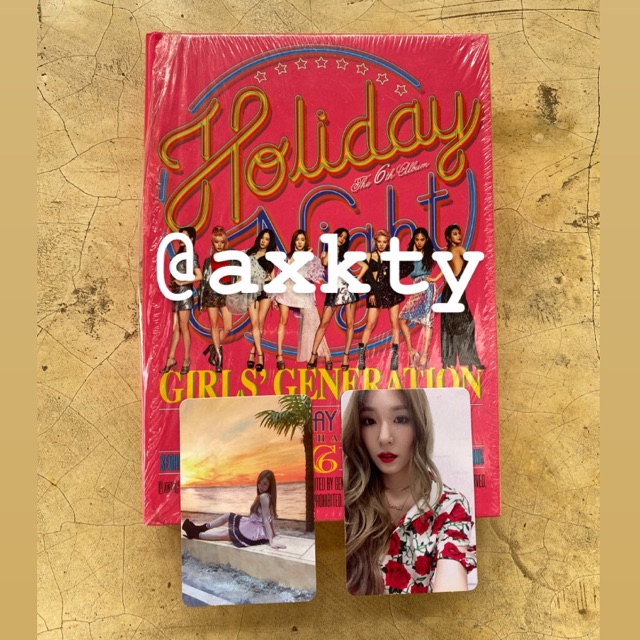 SNSD - HOLIDAY NIGHT (TIFFANY PHOTOCARD)
