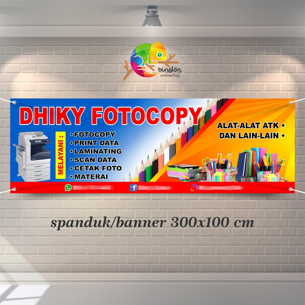Spanduk Banner Fotocopy Cetak Foto Shopee Indonesia