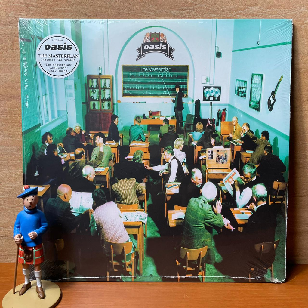 PIRINGAN HITAM / VINYL Oasis - The Masterplan