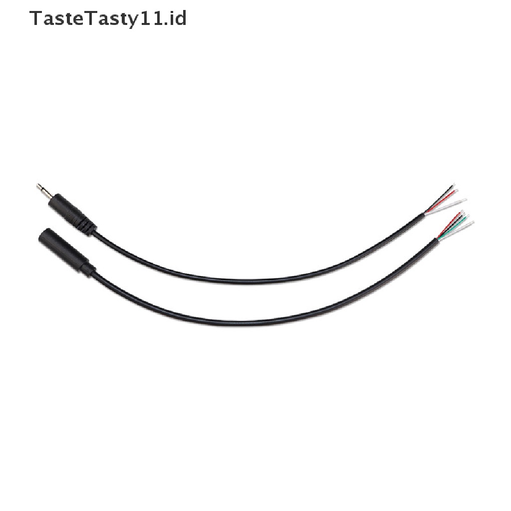 【TasteTasty】 2.5mm 3.5mm Mono Connector Cable Plug 2pin Extension Wire DIY Audio Cable .