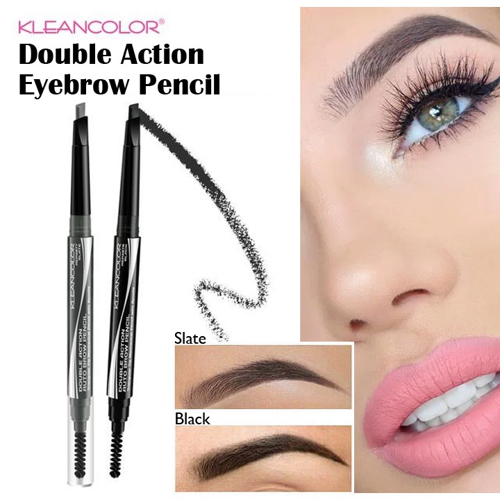 KLEANCOLOR DOUBLE ACTION AUTO EYEBROW PENCIL