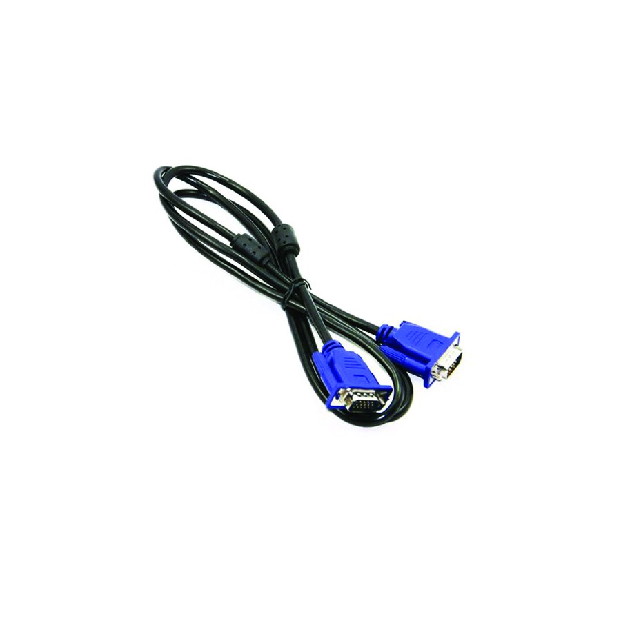 KVC1  KABEL VGA MALE TO MALE CENTRO 1.5 M BLACK  WHITE