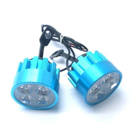 lampu tembak 4 mata LED LAMPU SOROT UNIVERSAL ALL MOTOR 2PC LAMPU TEMBAK ALL MOTOR LED