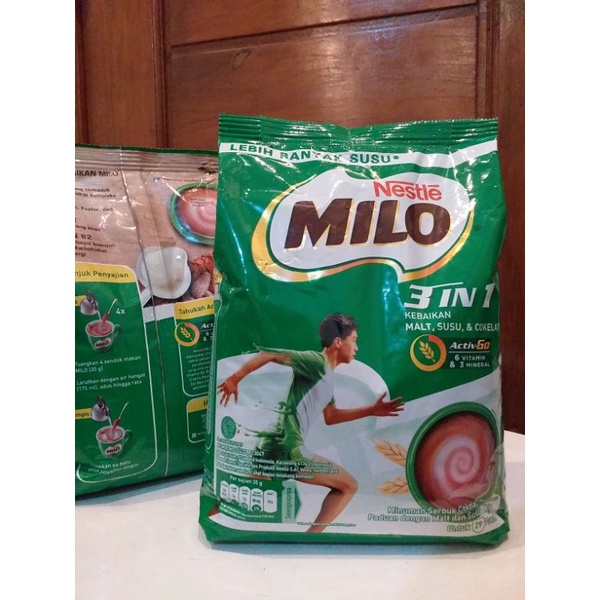 

Milo 3in1 Active Go Minuman Coklat