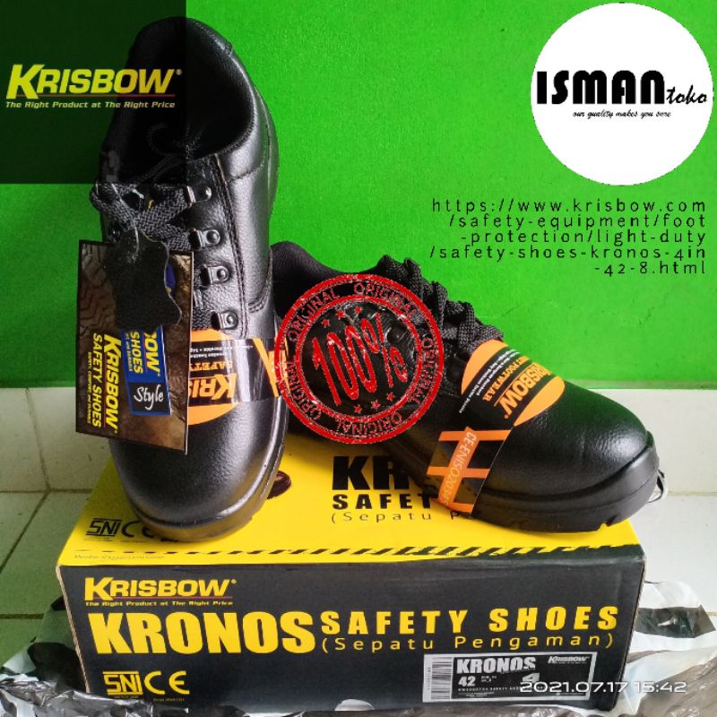 SEPATU SAFETY KRISBOW KRONOS 100% ORIGINAL