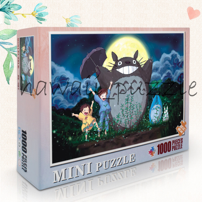 Mini Puzzle 1000 pcs Mainan Jigsaw Puzzle-TOTORO