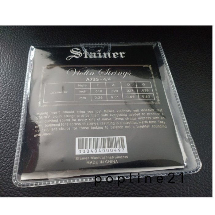 Senar Biola STAINER A735 / Violin Strings STAINER A735 Magnesium Wound