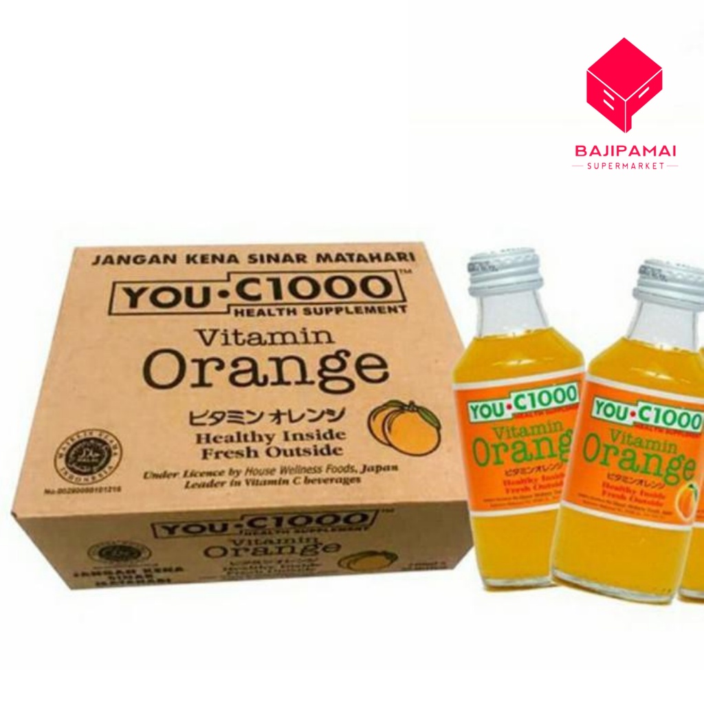 

YOU C 1000 ORANGE Botol 140ML 1 Karton