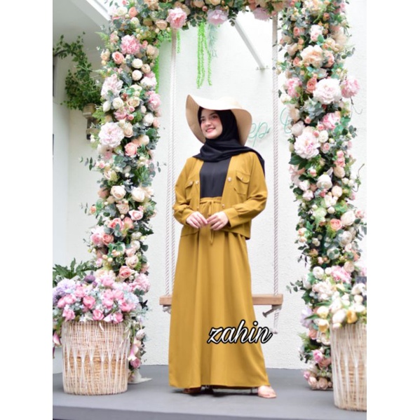 SHALIHA DRESS Zahin Ori Bebs//Ity Crepe