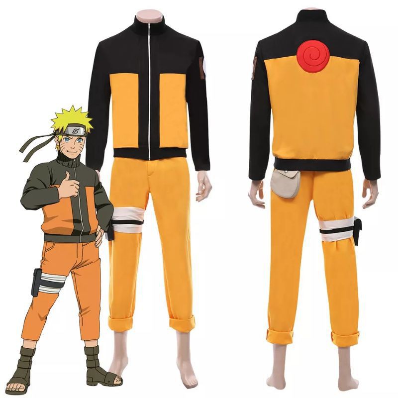 Naruto Uzumaki Costume Cosplay Anime