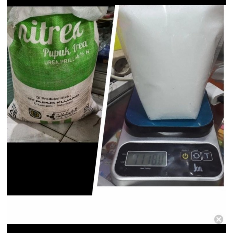 Pupuk urea 1 kg, pupuk pertumbuhan, pupuk daun tunas, urea repack